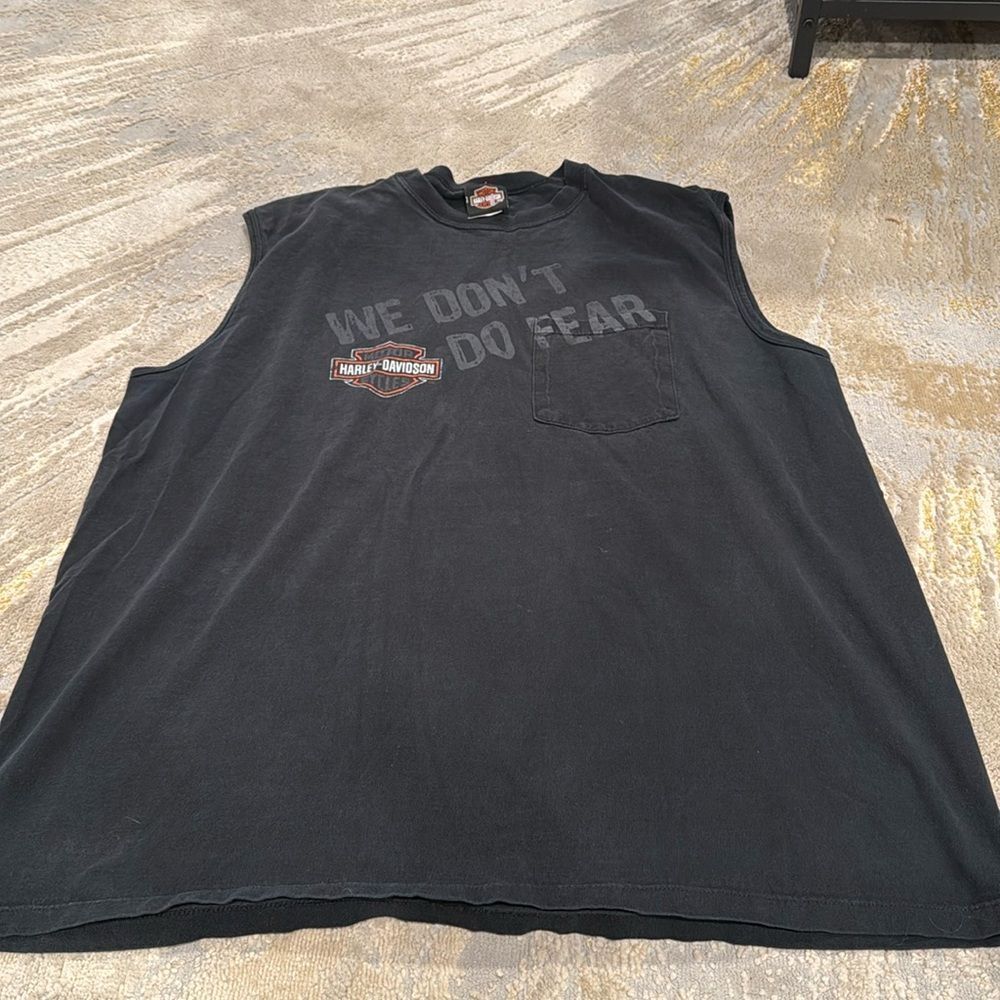 Vintage Harley Davidson not Sleeve Bikers T-shirt Men's Size 2XL made in USA